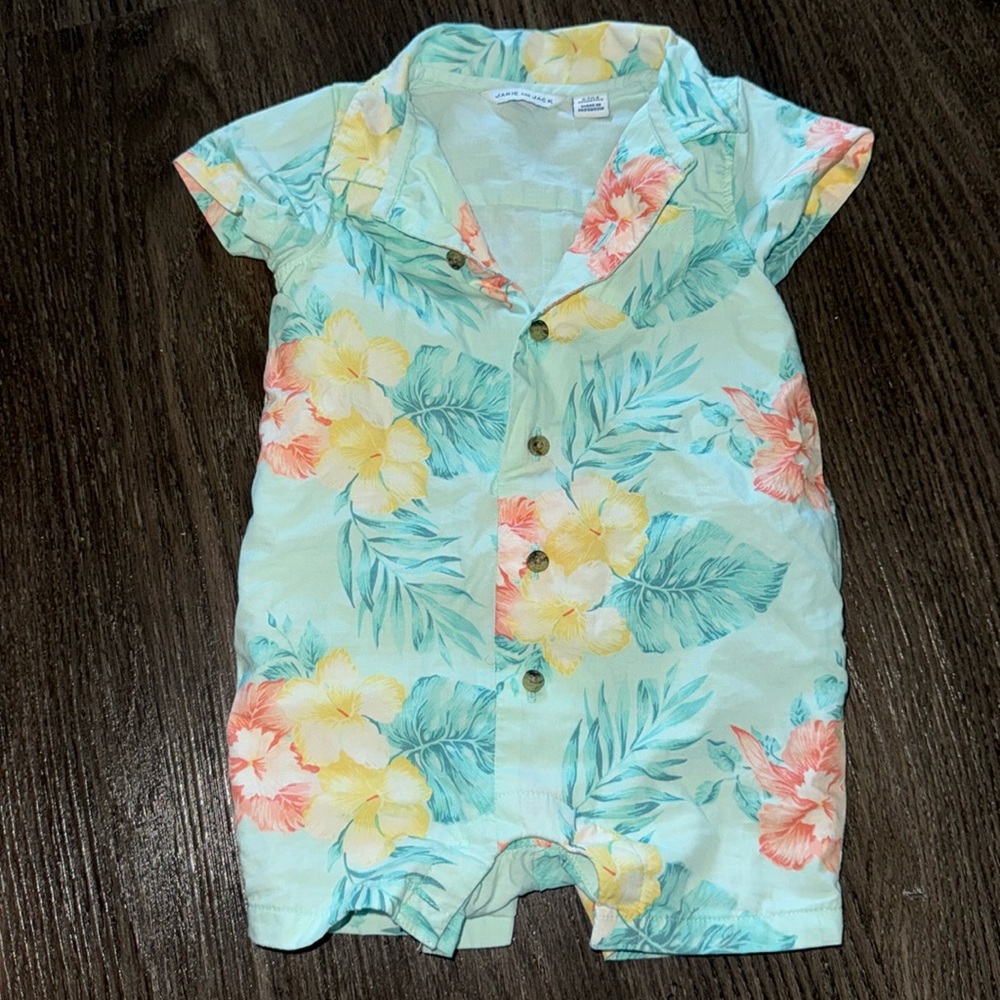 Janie and Jack Hawaiian romper